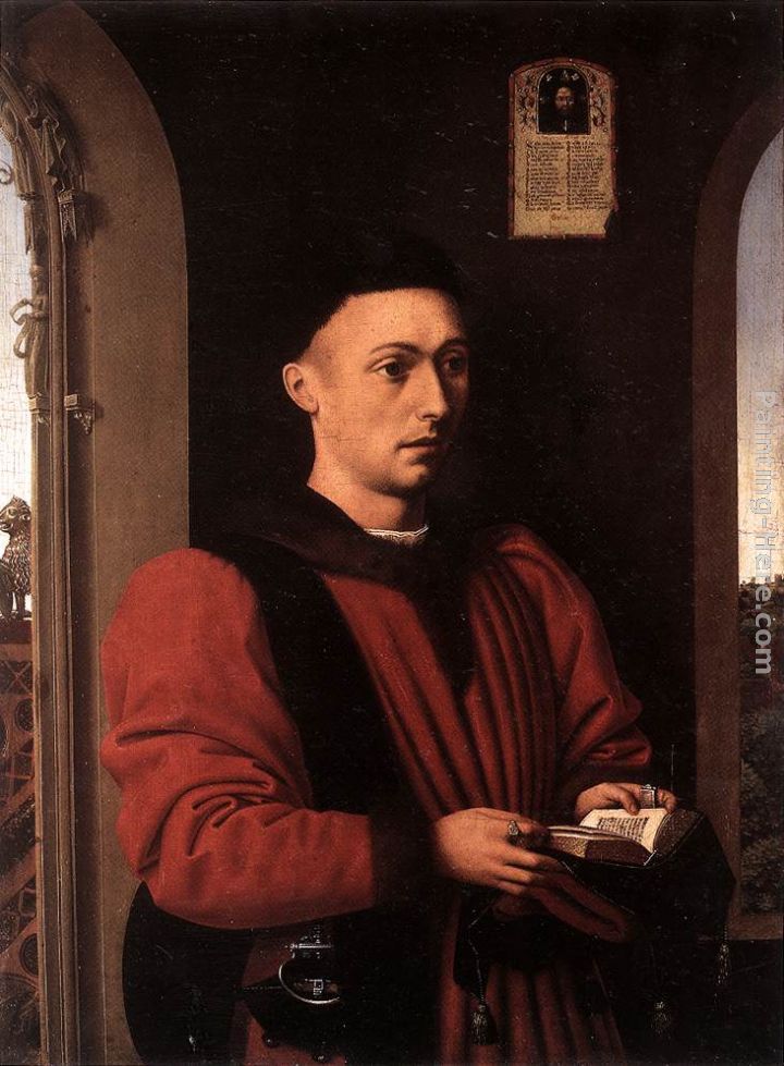 Portait of a Young Man painting - Petrus Christus Portait of a Young Man art painting